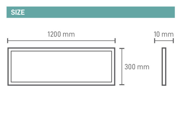 ARON LIGHT PANEL LED 120X30 40W Distributeur exclusif France ARONLIGHT