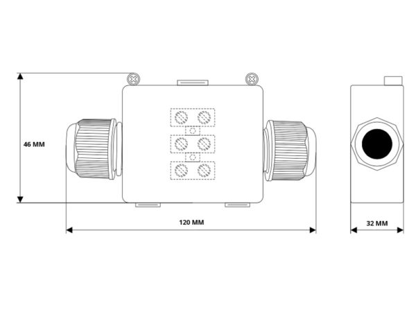 VTAC SKU 3578 BOITE CONNEXION IP65