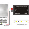 VTAC SKU 3300 DIMMER POUR RUBAN LED AVEC TÉLÉCOMMANDE 96W 12-24V STRIPLIGHT