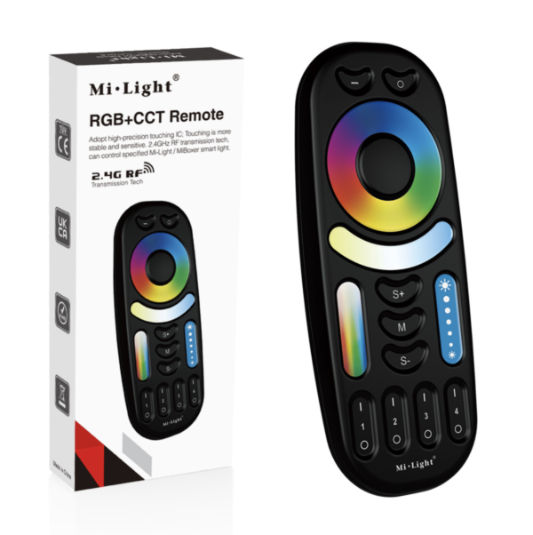 Télécommande 4 Zones 4 VOIES Noire Mi-Light Mi-Boxer MILIGHT MIBOXER Mi Light Mi Boxer FUT092 FUT 0 92 FUT0 92 FUT 092 FUT_092B FUT-092b