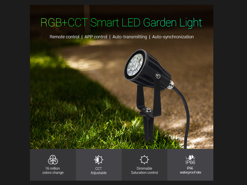 Spot à planter LED RGB/CCT connecté Mi–Boxer - 1100 lumens - 230V