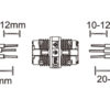 connecteur étanche IP68 type teetube