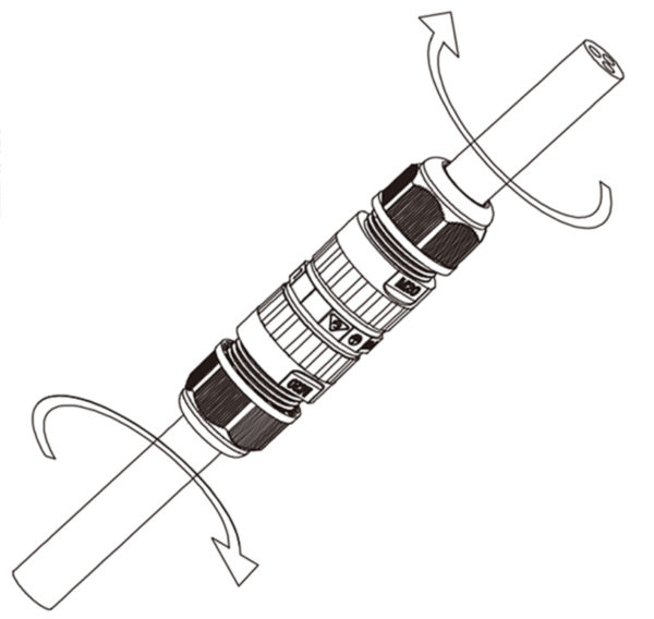 connecteur étanche IP68 type teetube