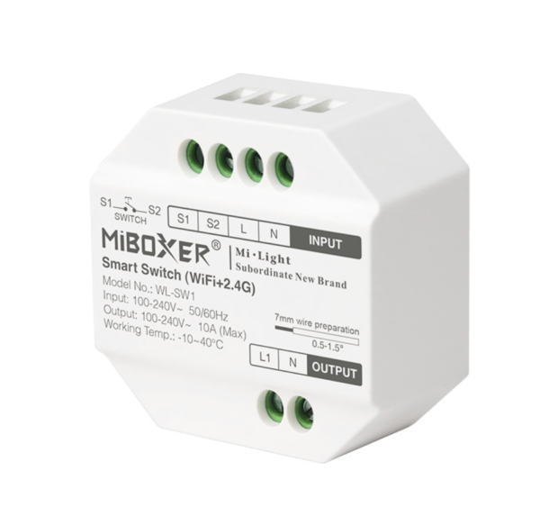 COMMUTATEUR INTELLIGENT (WIFI+2.4G) MILIGHT MIBOXER INTERUPTEUR A DISTANCE