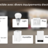 COMMUTATEUR INTELLIGENT (WIFI+2.4G) MILIGHT MIBOXER INTERUPTEUR A DISTANCE