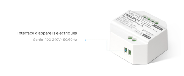 COMMUTATEUR INTELLIGENT (WIFI+2.4G) MILIGHT MIBOXER INTERUPTEUR A DISTANCE