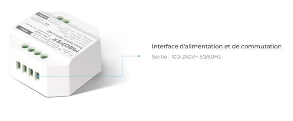 COMMUTATEUR INTELLIGENT (WIFI+2.4G) MILIGHT MIBOXER INTERUPTEUR A DISTANCE