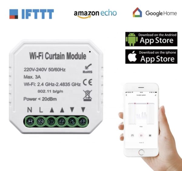 MODULE DE CONTRÔLE WIFI POUR VR - TUYA - ALEXA- GOOGLE HOME-1
