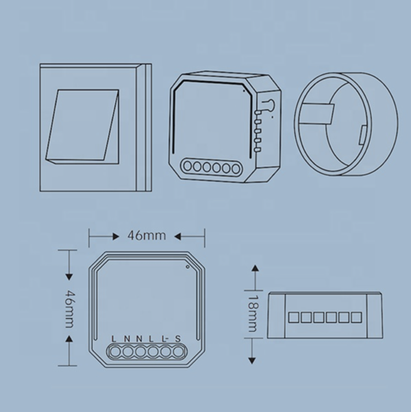 MODULE DE CONTRÔLE WIFI POUR VR - TUYA - ALEXA- GOOGLE HOME-1