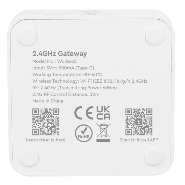 WL-BOX2 WLBOX2 WL BOX 2 PASSERELLE WIF MILIGHT MIBOXER GATEWAY WIFI 2.4G 2,4 GHz